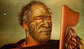 Auckland  Auckland Art Gallery portraits de Maori tatoués de Gottfried Lindauer's, de Bohême
